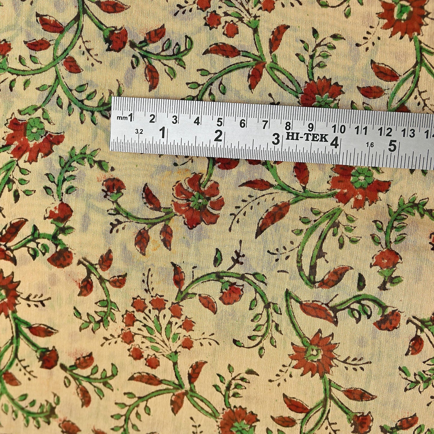 Indian Vintage Sari Beige & Black chanderi Silk Bagru Printed Saree 5Yd Fabric Floral Soft Zari Border Ethnic Upcycle Crafting Dress making