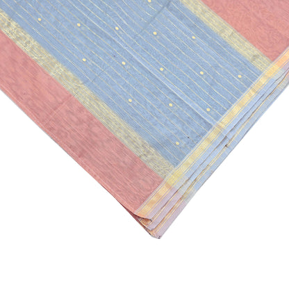 Indian Vintage Dupatta Long Stole Hand Woven Chanderi Scarves Veil Zari Soft Scarf Wrap Boho