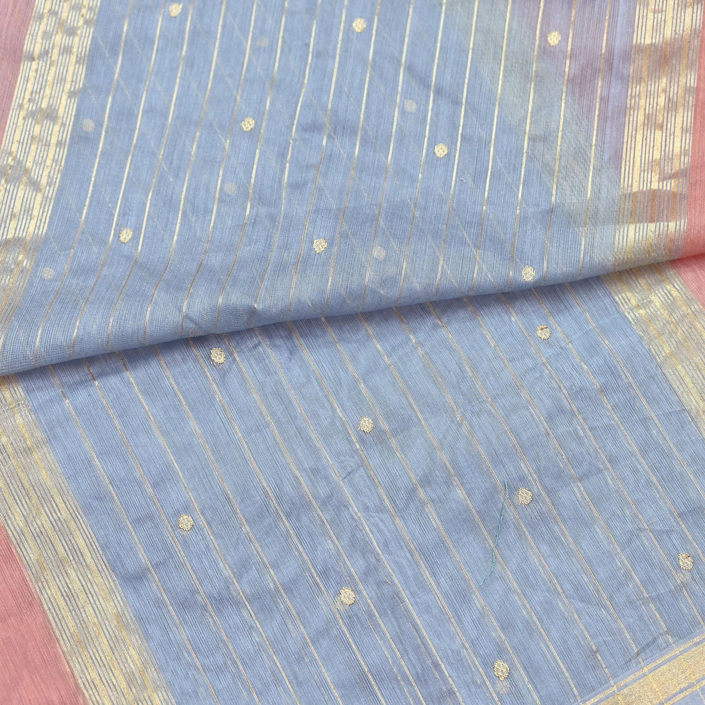 Indian Vintage Dupatta Long Stole Hand Woven Chanderi Scarves Veil Zari Soft Scarf Wrap Boho