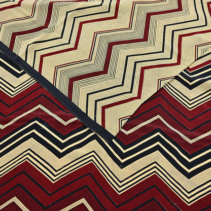 Indian Vintage Sari Beige & Black Pure Crepe Silk Printed Saree 5yard Sewing Floral Soft Craft Fabric Wrap Crafting Quilting Upcycle