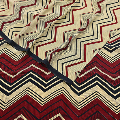 Indian Vintage Sari Beige & Black Pure Crepe Silk Printed Saree 5yard Sewing Floral Soft Craft Fabric Wrap Crafting Quilting Upcycle