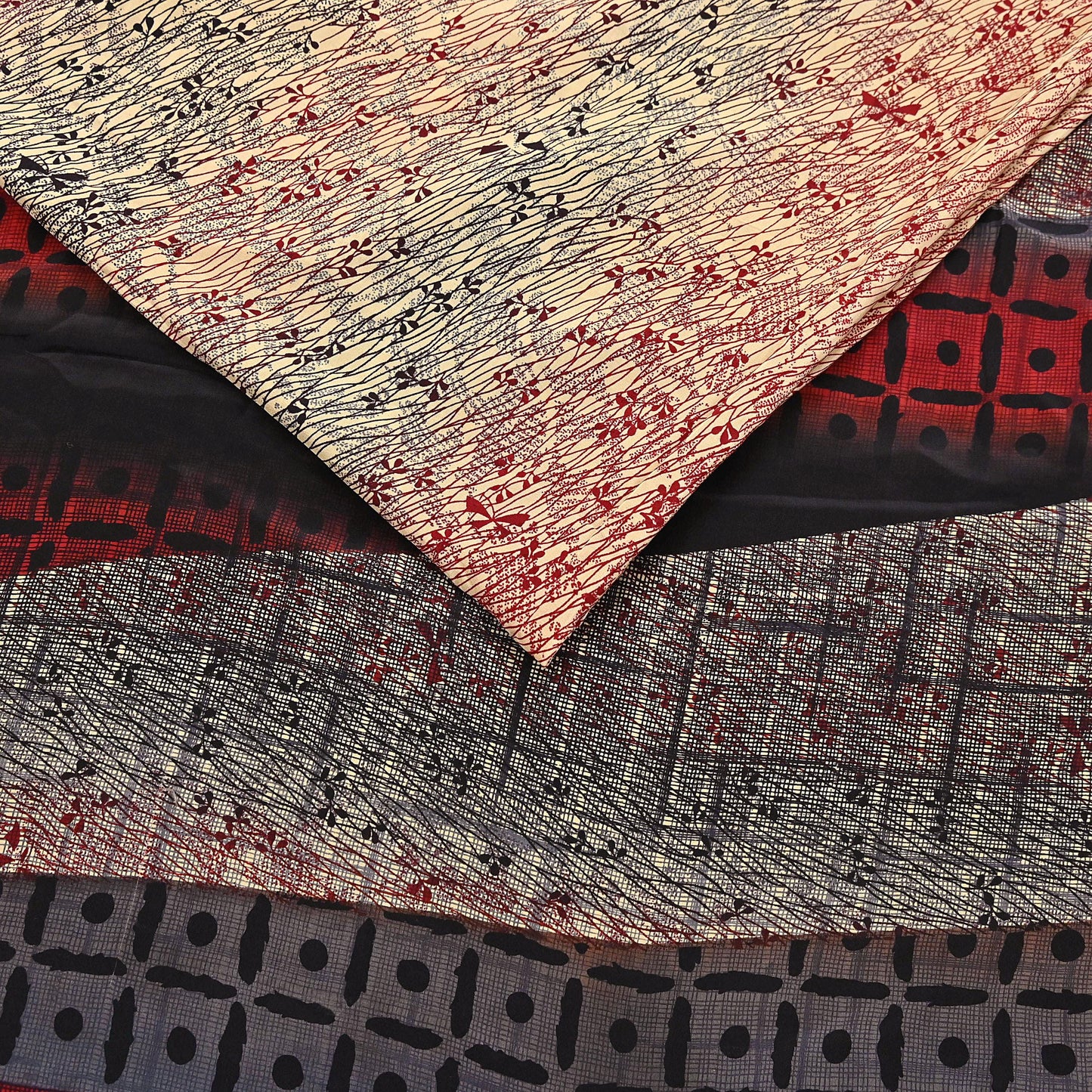 Indian Vintage Sari Beige & Multi Pure Crepe Silk Printed Saree 6yard Sewing Floral Soft Craft Fabric Wrap Crafting Quilting Upcycle