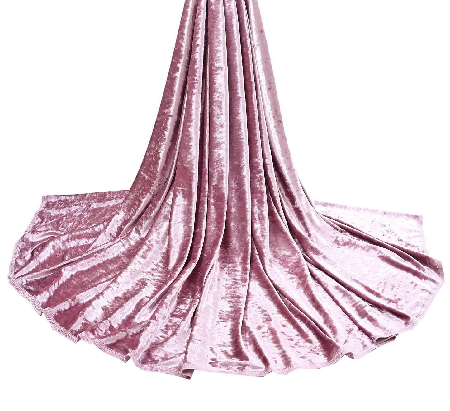 Indian New Pink Velvet solid Design Fabric Crafting Quilting Dress making Crafting soft