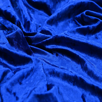 Indian New Royal Blue Velvet solid Design Fabric Crafting Quilting Dress making Crafting soft