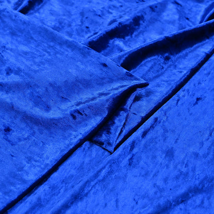 Indian New Royal Blue Velvet solid Design Fabric Crafting Quilting Dress making Crafting soft