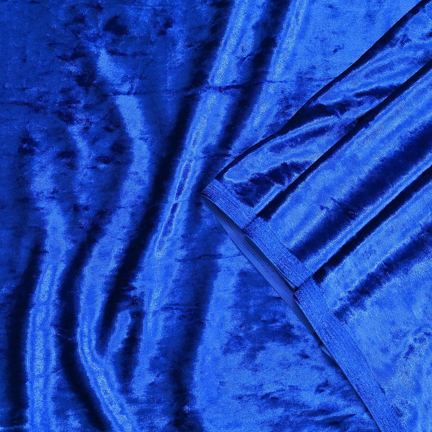 Indian New Royal Blue Velvet solid Design Fabric Crafting Quilting Dress making Crafting soft