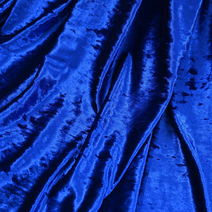 Indian New Royal Blue Velvet solid Design Fabric Crafting Quilting Dress making Crafting soft
