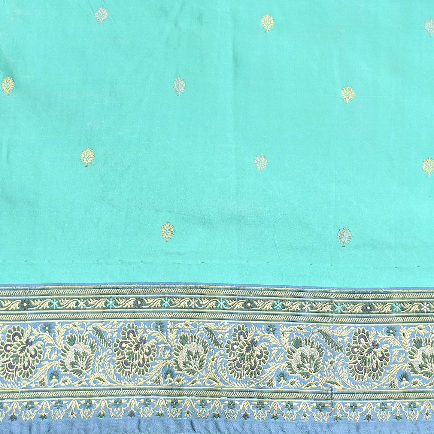 Indian Vintage Sari Heavy Pure Silk Woven Banarasi Brocade Saree Fabric 5Yd Ethnic Dress making Crafting Bollywood Dress Designing Zari