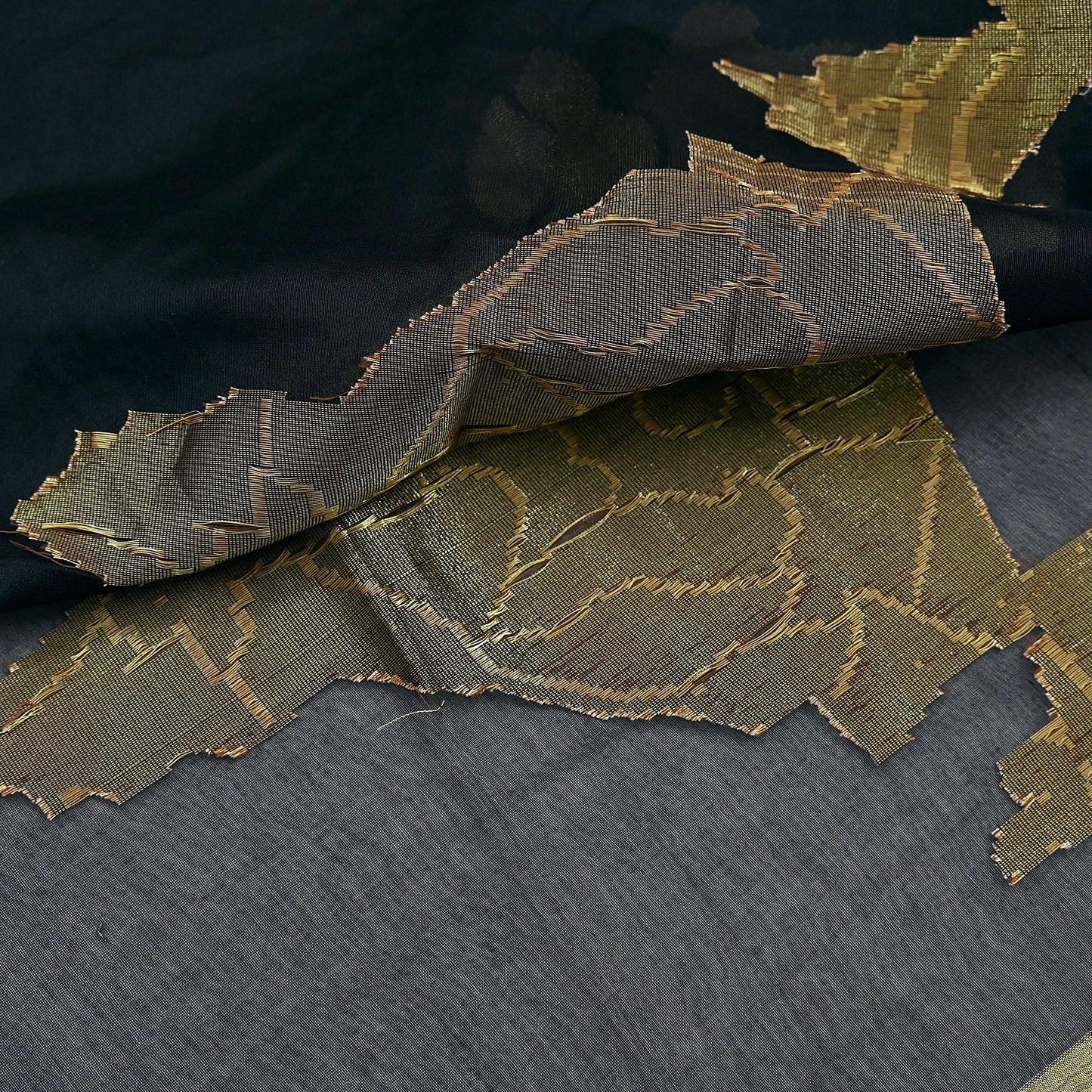 Indian Vintage Black Dupatta Organza Long Stole woven Scarves Veil Soft Floral Design Wrap Boho Party wear