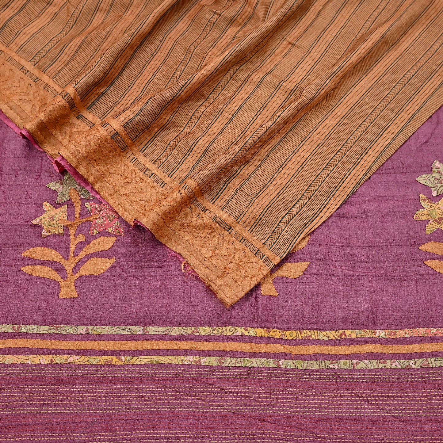 Indian Vintage Saree Maroon Pure Khadi Silk Handloom Hand Beaded Sari Fabric 6yard Ethnic Zari Dressmaking Crafting Upcycle Quilting