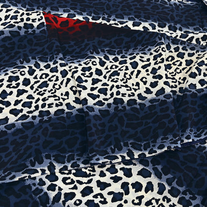 Indian Vintage Sari Multi Pure Crepe Silk leopard Print Saree 5yard Sewing Floral Craft Fabric Wrap Dress Making Crafting Quilting satyapaul