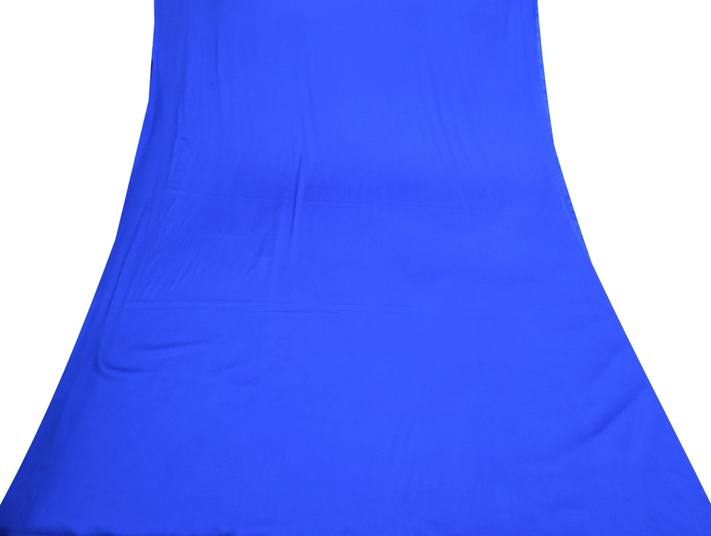 Indian New Royal Blue Satin solid Design Fabric Crafting Quilting Dress making Crafting soft 5yards