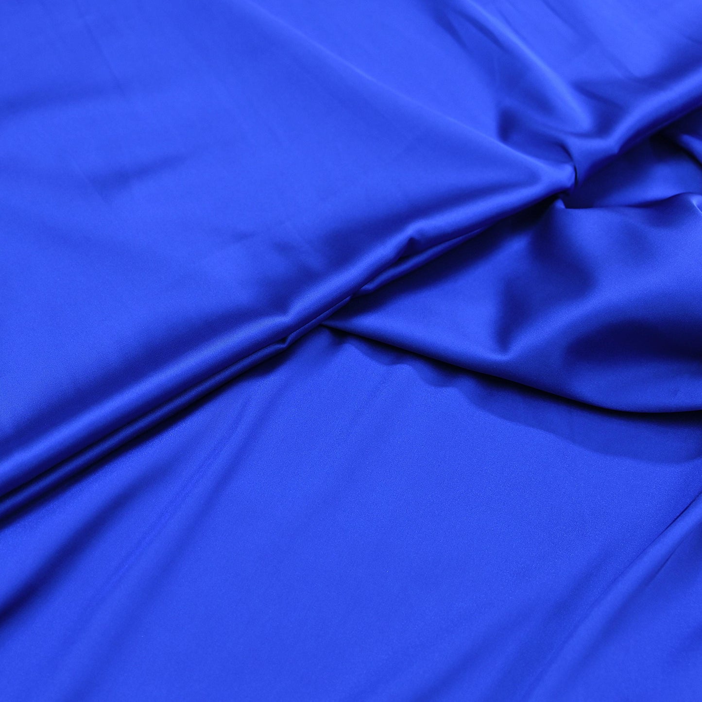 Indian New Royal Blue Satin solid Design Fabric Crafting Quilting Dress making Crafting soft 5yards