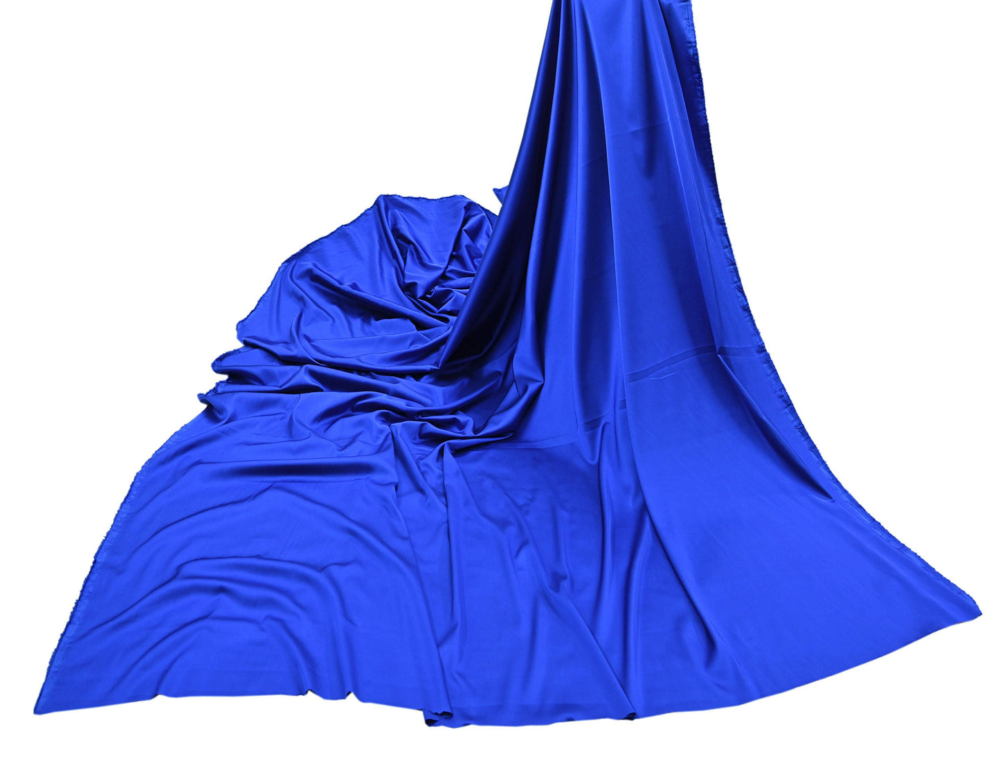 Indian New Royal Blue Satin solid Design Fabric Crafting Quilting Dress making Crafting soft 5yards