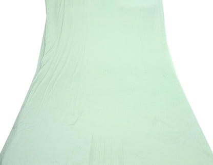Indian New Sage Green Satin solid Design Fabric Crafting Quilting Dress making Crafting soft 5yards