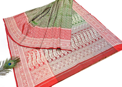 Indian Vintage Sari Heavy Pure Satin Silk Woven Banarasi Brocade Saree Zari 5Yd Ethnic Dress making Crafting Bollywood