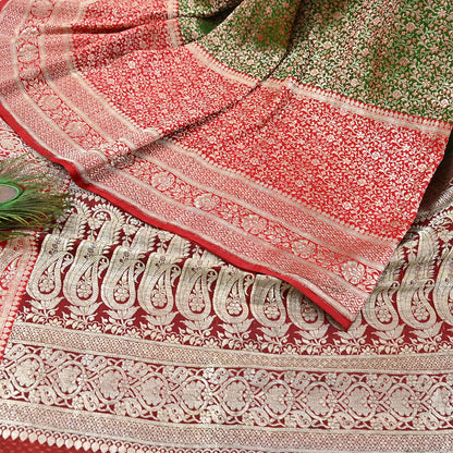 Indian Vintage Sari Heavy Pure Satin Silk Woven Banarasi Brocade Saree Zari 5Yd Ethnic Dress making Crafting Bollywood