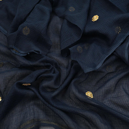 Indian Vintage Black Dupatta Long Stole Embroidered stole Pure Cotton Scarves Veil Wrap Soft Floral golden border