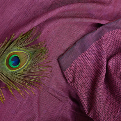 Indian Vintage Sari Pink Artificial Silk Hand Woven Saree Fabric 5yard Sewing Craft Dress Making Soft Floral Ethnic
