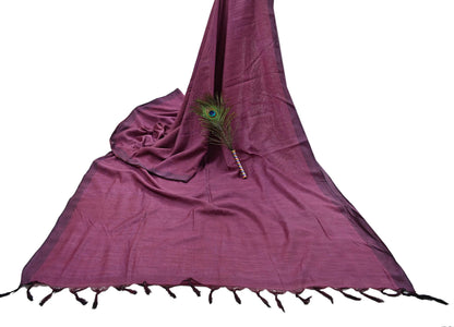Indian Vintage Sari Pink Artificial Silk Hand Woven Saree Fabric 5yard Sewing Craft Dress Making Soft Floral Ethnic