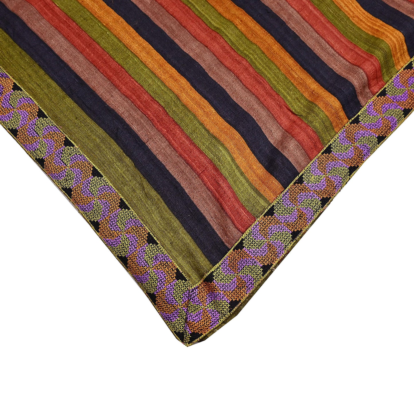 Indian Vintage Green Saree Pure Khadi Silk Handloom Printed Sari Fabric 5yd Ethnic Wear Sari Floral Designs Dress making Crafting