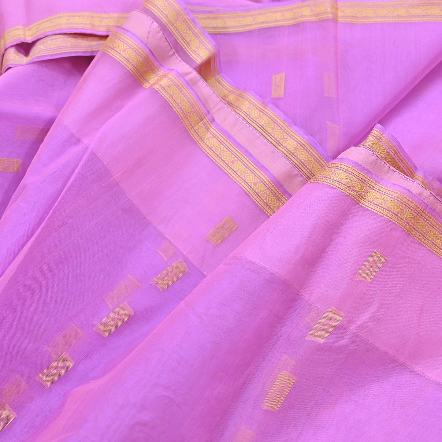 Indian Vintage Sari Purple & Pink Hand Woven 100% Pure Organza Silk Saree Craft Fabric 6Yd Dress Making Crafting Quilting Upcycle Zari