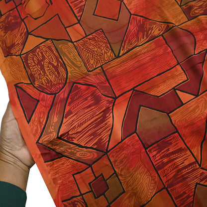 Indian Vintage Sari Multi Printed 100% Pure Satin Silk Sarees 5yd Sewing Craft Fabric Dress Making Wrap Upcycle Quilting Crafting