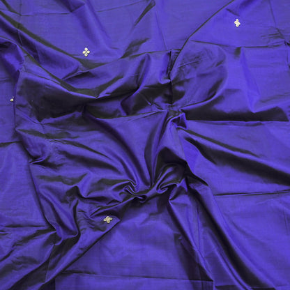 Indian Vintage Dupatta Purple Pure Silk Long Stole Hand Embroidered Scarves Floral Design Stole Veil Wrap Zardozi/ dabka