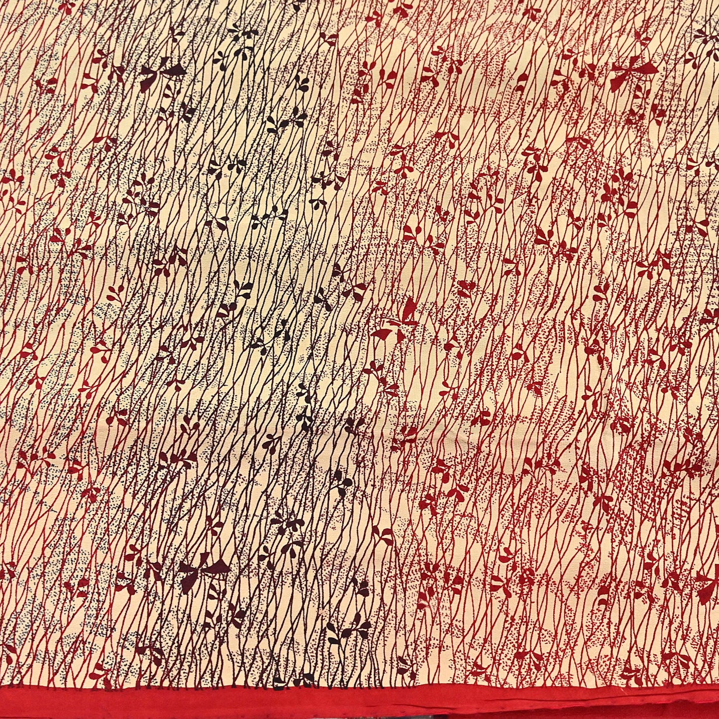 Indian Vintage Sari Beige & Multi Pure Crepe Silk Printed Saree 6yard Sewing Floral Soft Craft Fabric Wrap Crafting Quilting Upcycle