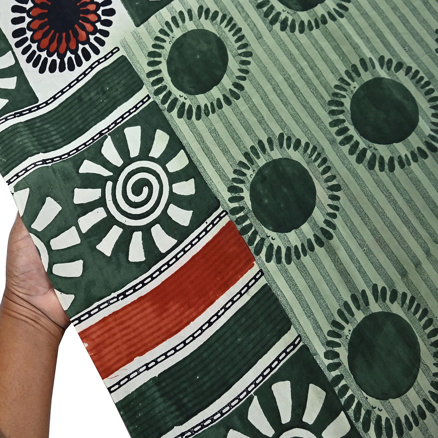 Indian Vintage Sari Green Pure Crepe Silk Printed Saree 5yard Sewing Quilting Floral Soft Craft Fabric Wrap