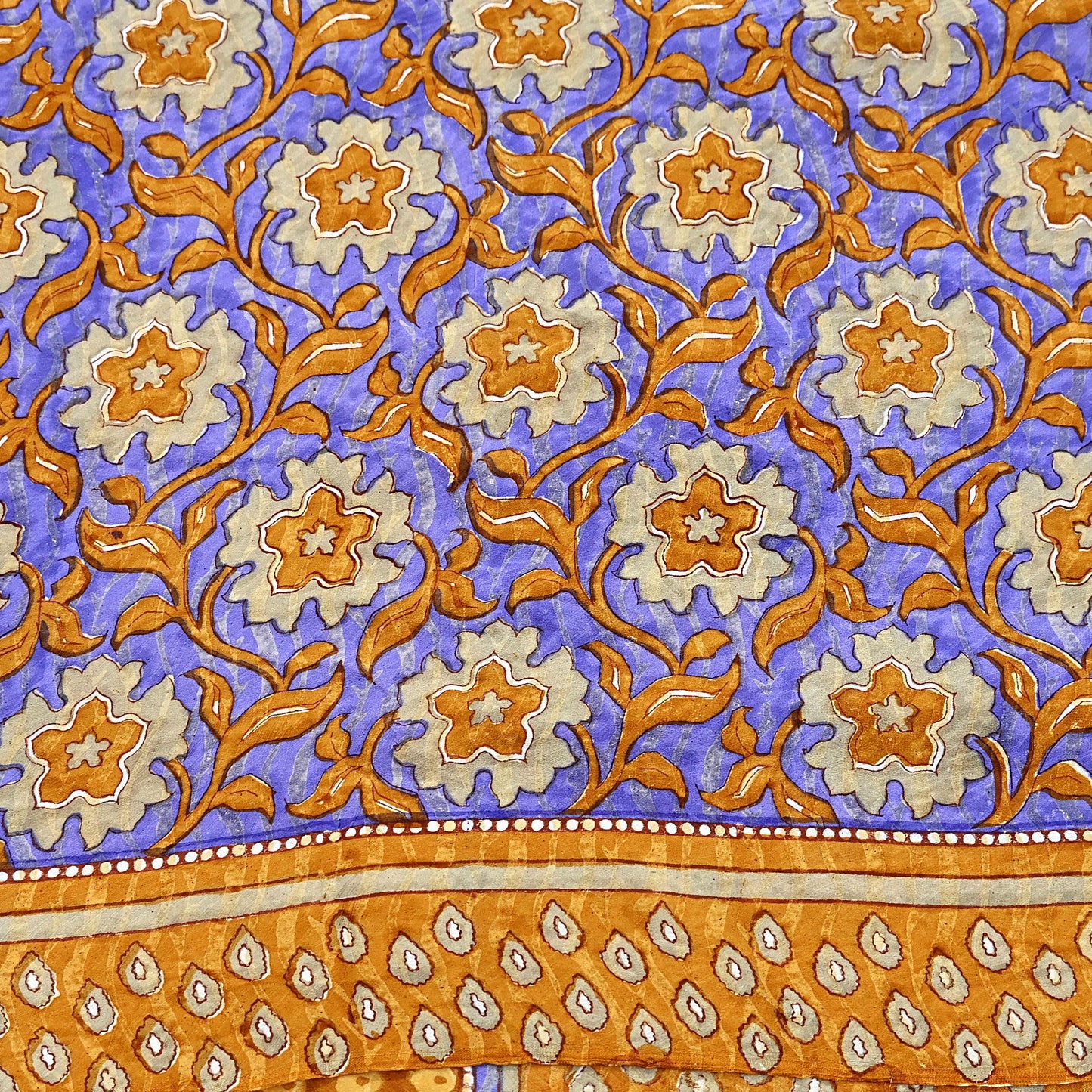 Indian Vintage Sari Pure Georgette Silk Printed Saree Craft Fabric Sewing 6Yd Soft Light Dress Making Crafting Quilting with blouse fabric