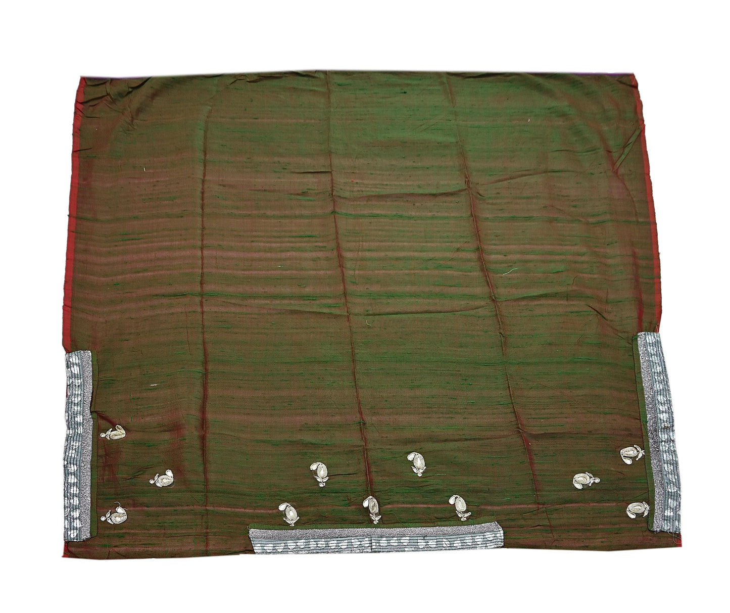 Indian Vintage Heavy Sari Purple Net/Mesh Hand Embroidered Sarees Craft Fabric 6Yd Sewing Soft Zardozi Wedding sarees With Blouse fabric