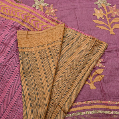 Indian Vintage Saree Maroon Pure Khadi Silk Handloom Hand Beaded Sari Fabric 6yard Ethnic Zari Dressmaking Crafting Upcycle Quilting