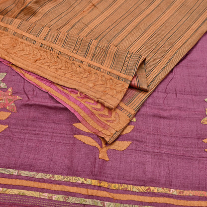 Indian Vintage Saree Maroon Pure Khadi Silk Handloom Hand Beaded Sari Fabric 6yard Ethnic Zari Dressmaking Crafting Upcycle Quilting