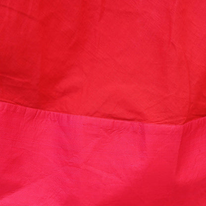 Indian Vintage Red Pure Cotton Lehenga/Skirt Hand woven Skirt Wedding Outfit Designer Anushree Readdy