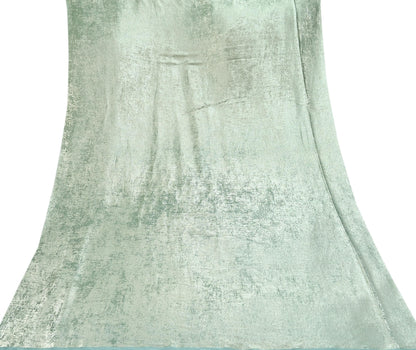 Indian New Golden Sage Green Georgette shimmeri Design Fabric Crafting Quilting Dress making Crafting soft 5yards