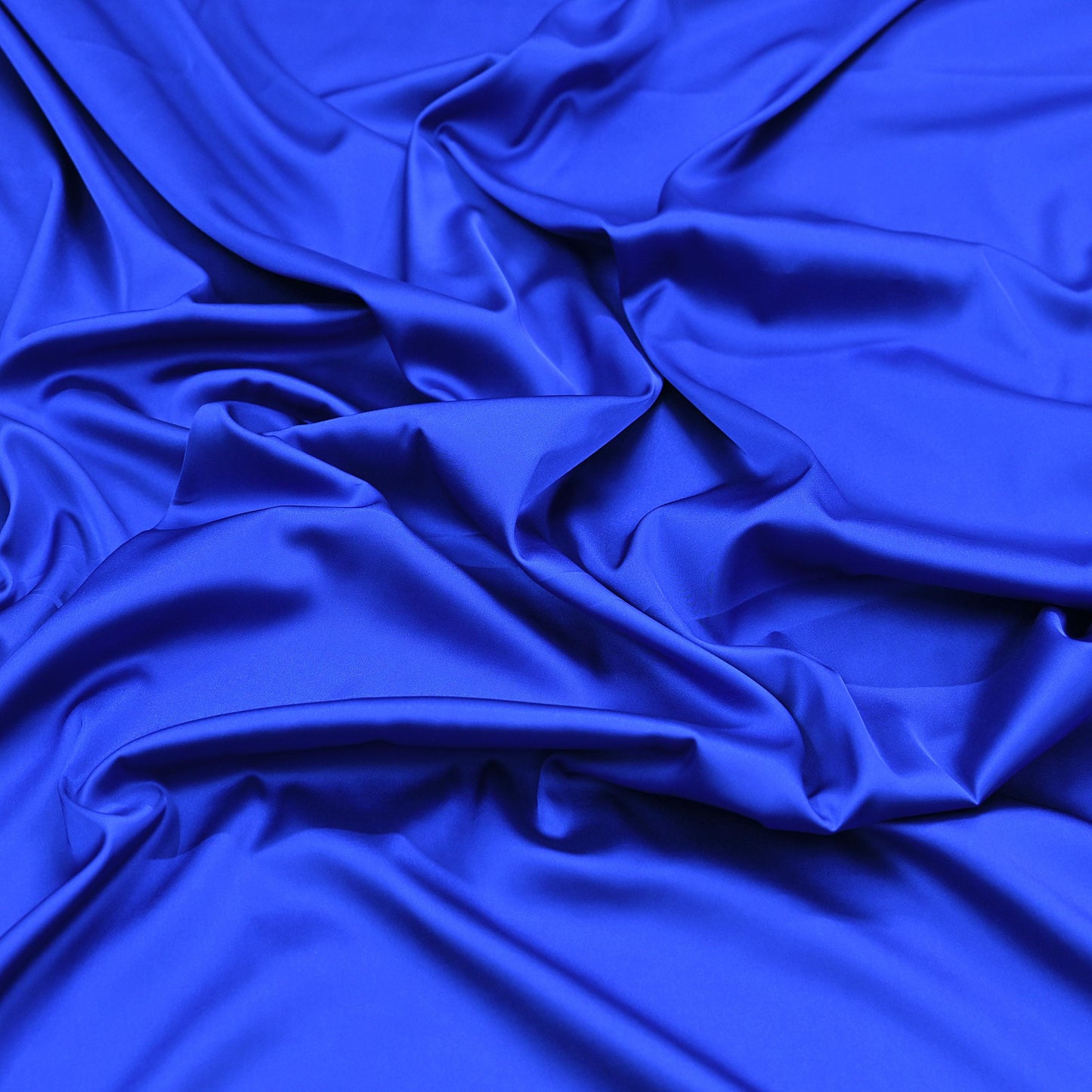 Indian New Royal Blue Satin solid Design Fabric Crafting Quilting Dress making Crafting soft 5yards