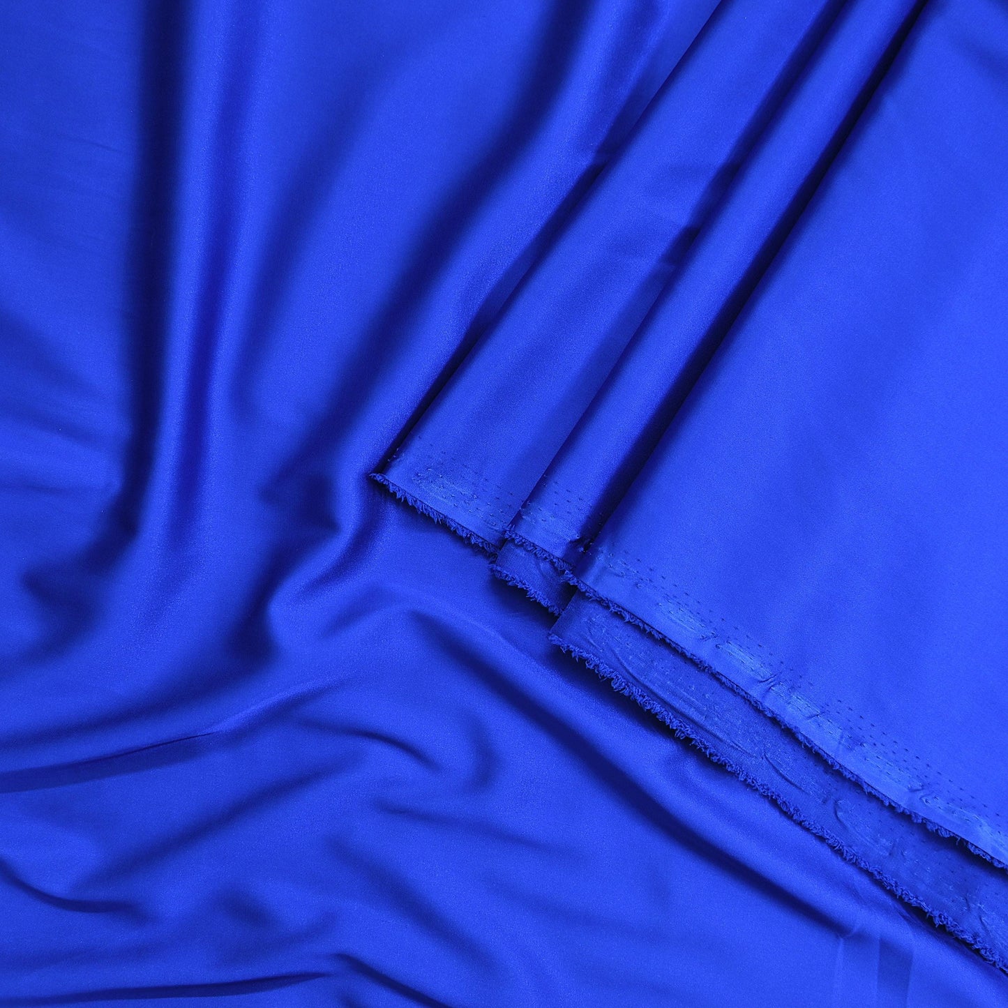 Indian New Royal Blue Satin solid Design Fabric Crafting Quilting Dress making Crafting soft 5yards