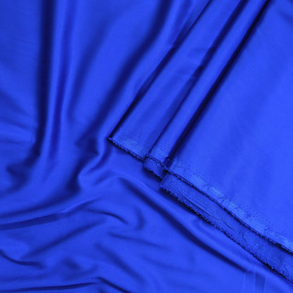 Indian New Royal Blue Satin solid Design Fabric Crafting Quilting Dress making Crafting soft 5yards