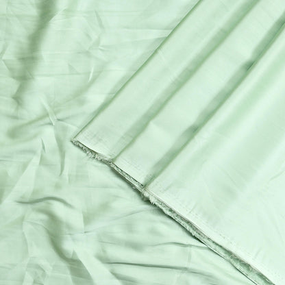 Indian New Sage Green Satin solid Design Fabric Crafting Quilting Dress making Crafting soft 5yards
