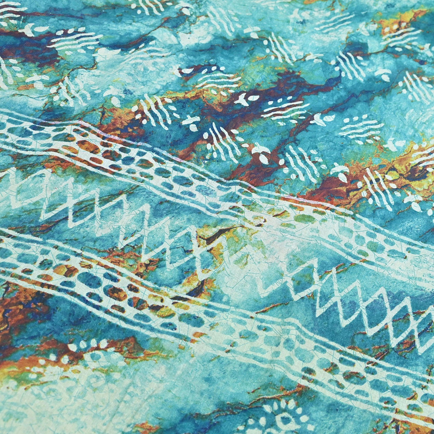 Indian Vintage Sari Green & Ivory Pure Chanderi Cotton Hand Block Printed Sarees 5Yd Craft Fabric Soft Sewing Sarong Dress Making Quilting