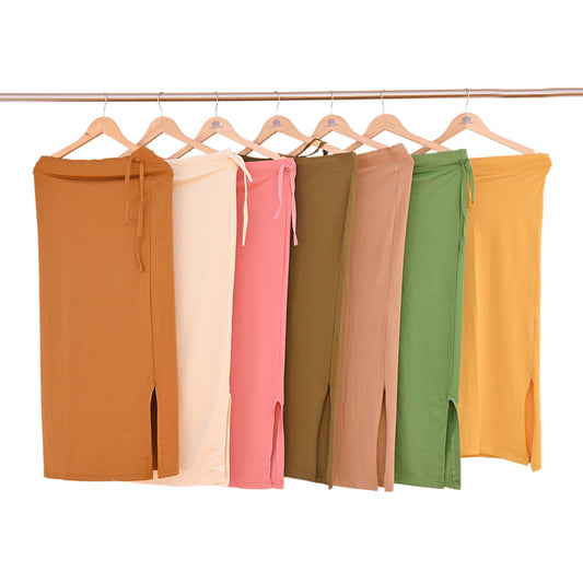 Saree Petticoat: Stretchable Cotton-Blend Shapewear Skirt