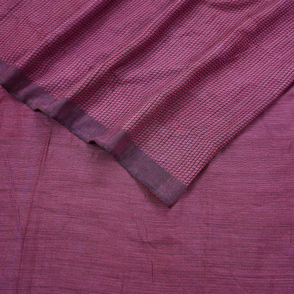 Indian Vintage Sari Pink Artificial Silk Hand Woven Saree Fabric 5yard Sewing Craft Dress Making Soft Floral Ethnic