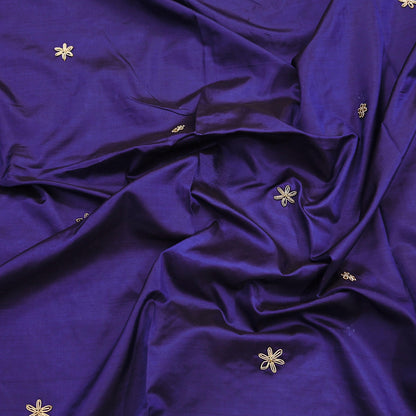 Indian Vintage Dupatta Purple Pure Silk Long Stole Hand Embroidered Scarves Floral Design Stole Veil Wrap Zardozi/ dabka