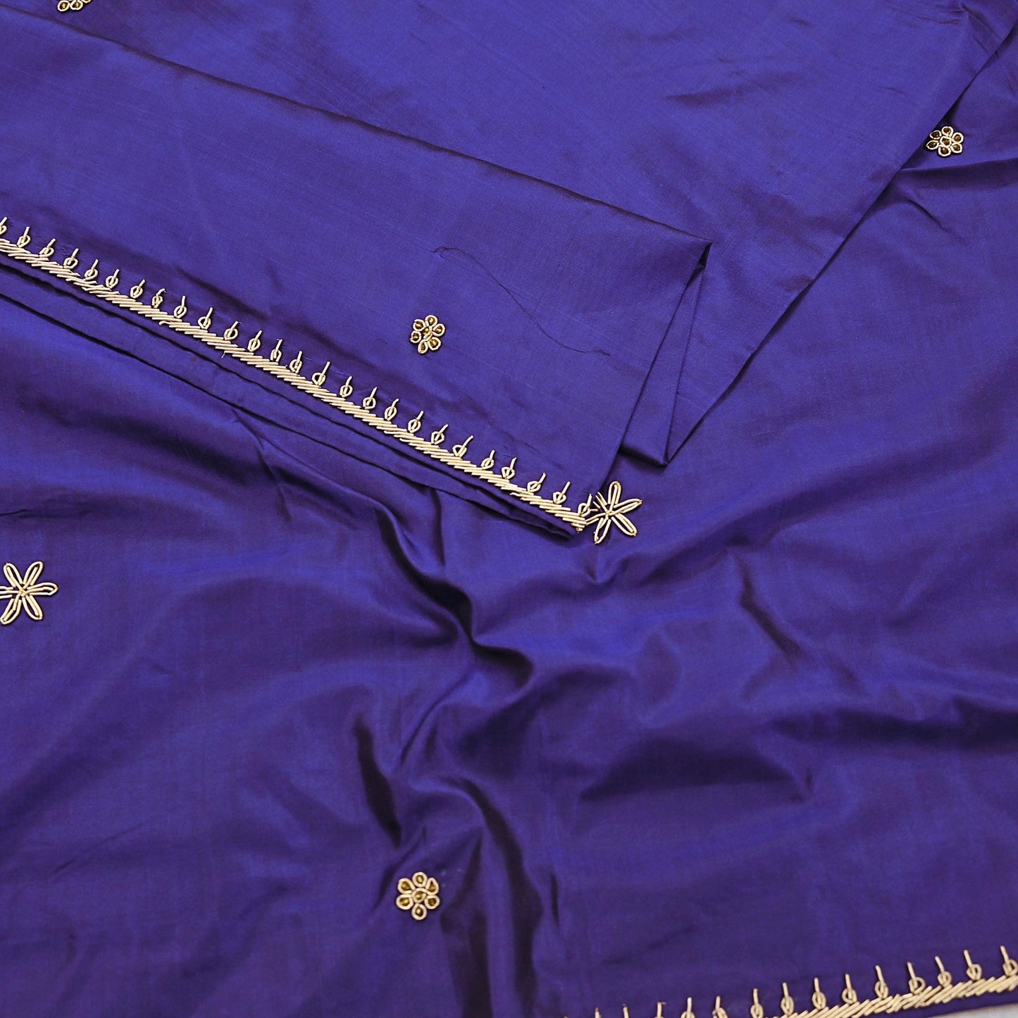 Indian Vintage Dupatta Purple Pure Silk Long Stole Hand Embroidered Scarves Floral Design Stole Veil Wrap Zardozi/ dabka