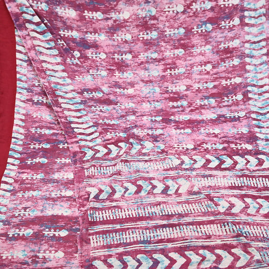 Indian Vintage Sari Green& Ivory Batik Printed Saree 100% Pure Cotton 5Yd Craft Fabric Soft Sewing Sarong Wrap Boho Quilting Dress Making