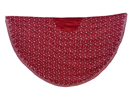 Indian Vintage Maroon Pure Georgette Silk Hand Embroidered Lehenga 2pcs Set, Bollywood Wedding Wear