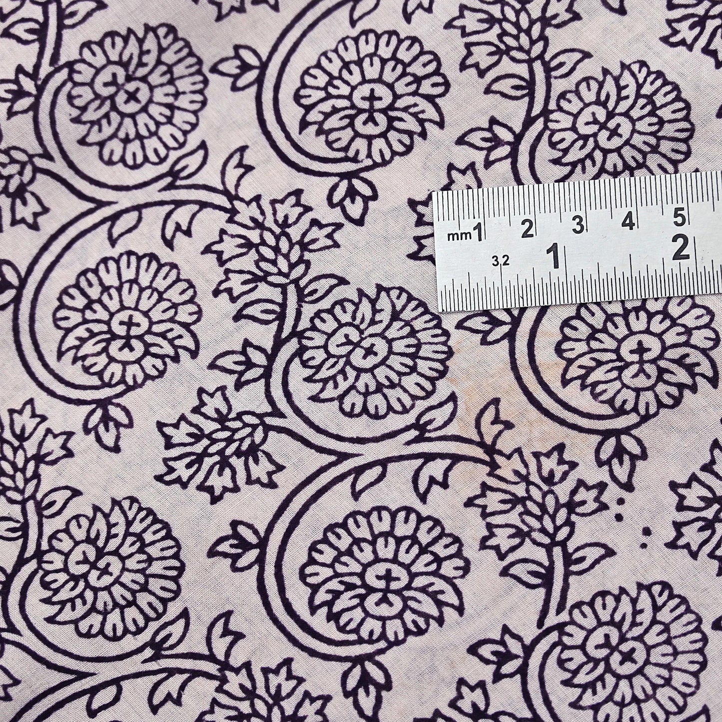 Indian Vintage Sari Cream & Black Pure Chanderi Cotton Hand Block Printed Sarees 5Yd Craft Fabric Soft Sewing Sarong Dress Making Quilting