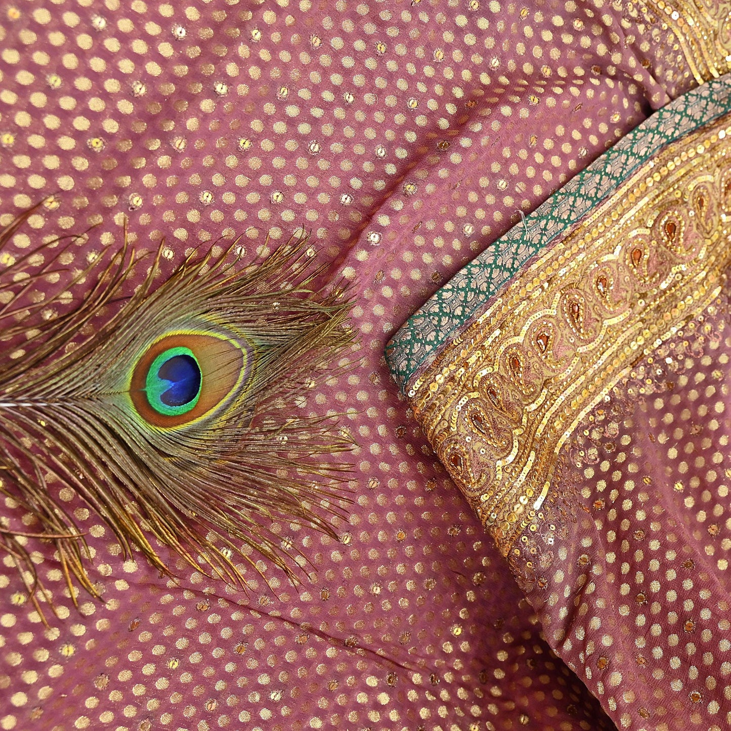 Indian Vintage Heavy Pink Saree Blend Georgette Hand Embroidered Sari Craft Fabric 6Yd Sewing Soft Ethnic Zari Dress Making wedding Sari
