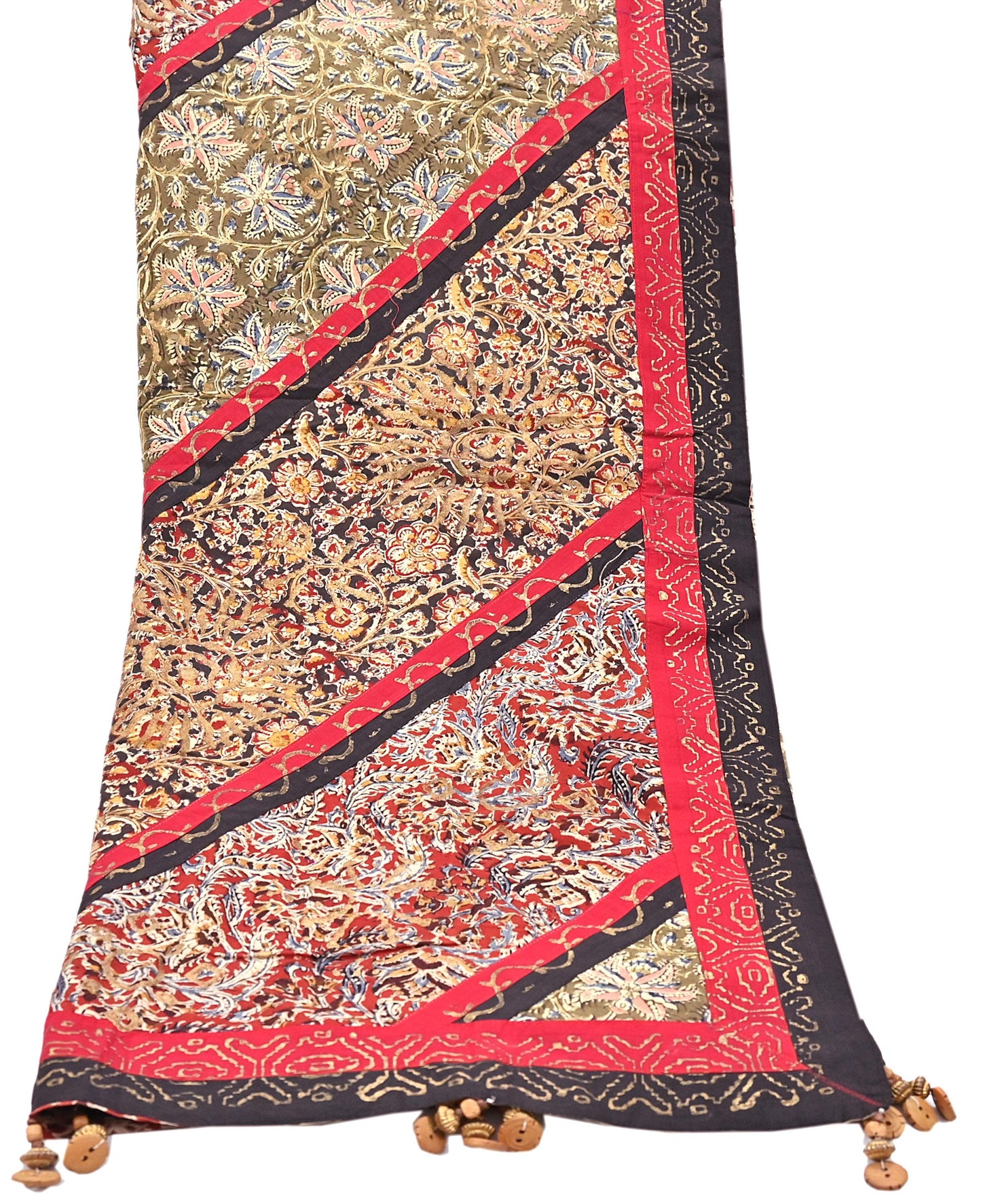 Indian Vintage Multi Dupatta Long Stole Block Print Pure Cotton Indian Scarves Scarf Veil Wrap Boho Soft Golden painted
